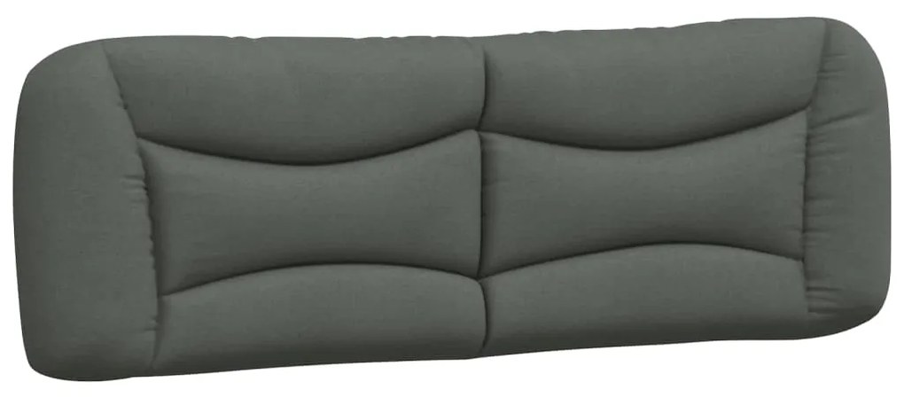 vidaXL Μαξιλάρι για Κεφαλάρι Hvar Σκούρο Γκρι 160 εκ. Υφασμάτινο