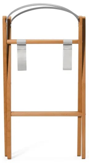 Καλαθούνα SNUZ SNUZBASKIT LIGHT GREY & ΞΥΛΙΝΗ ΒΑΣΗ Natural