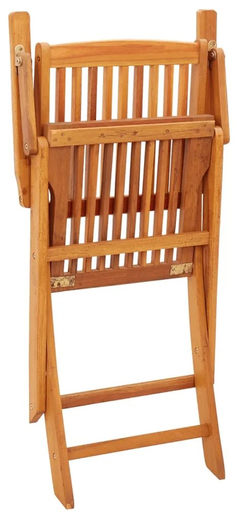 vidaXL Καρέκλες Εξωτ. Χώρου Πτυσσόμενες 4 τεμ. Μασίφ Ξύλο Ευκαλύπτου