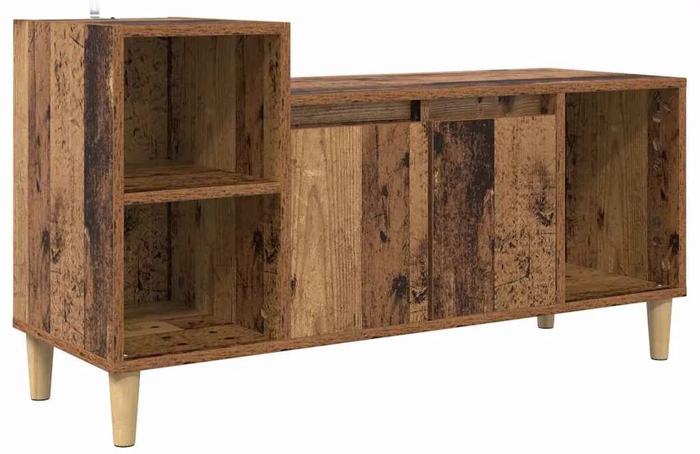 vidaXL Ντουλάπι TV Παλιό Ξύλο 100 x 35 x 55 εκ Επεξεργασμένο ξύλο