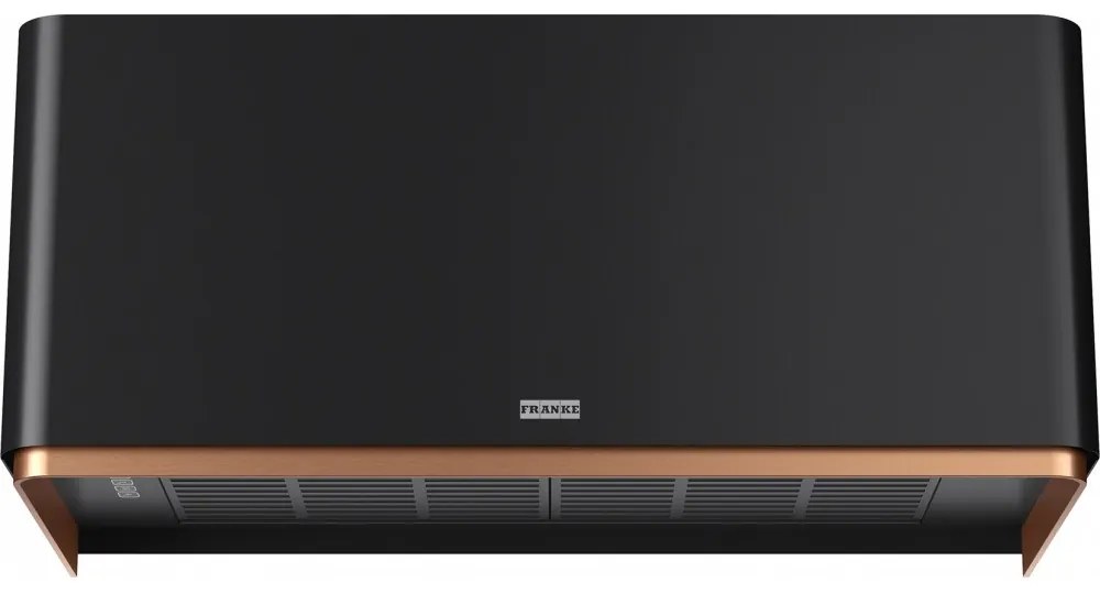 Franke Mythos Masterpiece Wall Απορροφήτηρας Τοίχου με Τεχνολογία K-Link 80cm Μαύρος