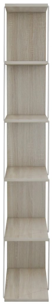 ΒΙΒΛΙΟΘΗΚΗ ΜΕΛΑΜΙΝΗΣ MINI TARS SONOMA ΛΕΥΚΟ HM2241.11 65x22-24x146Υεκ.