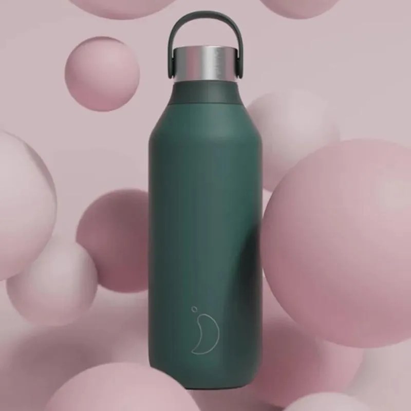 Μπουκάλι Θερμός 1lt Chilly's Series 2 Pine Green