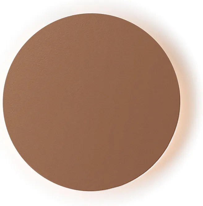 Απλίκα Τοίχου LED Aca Eclipse ZM1724LEDWLL Camel Leather