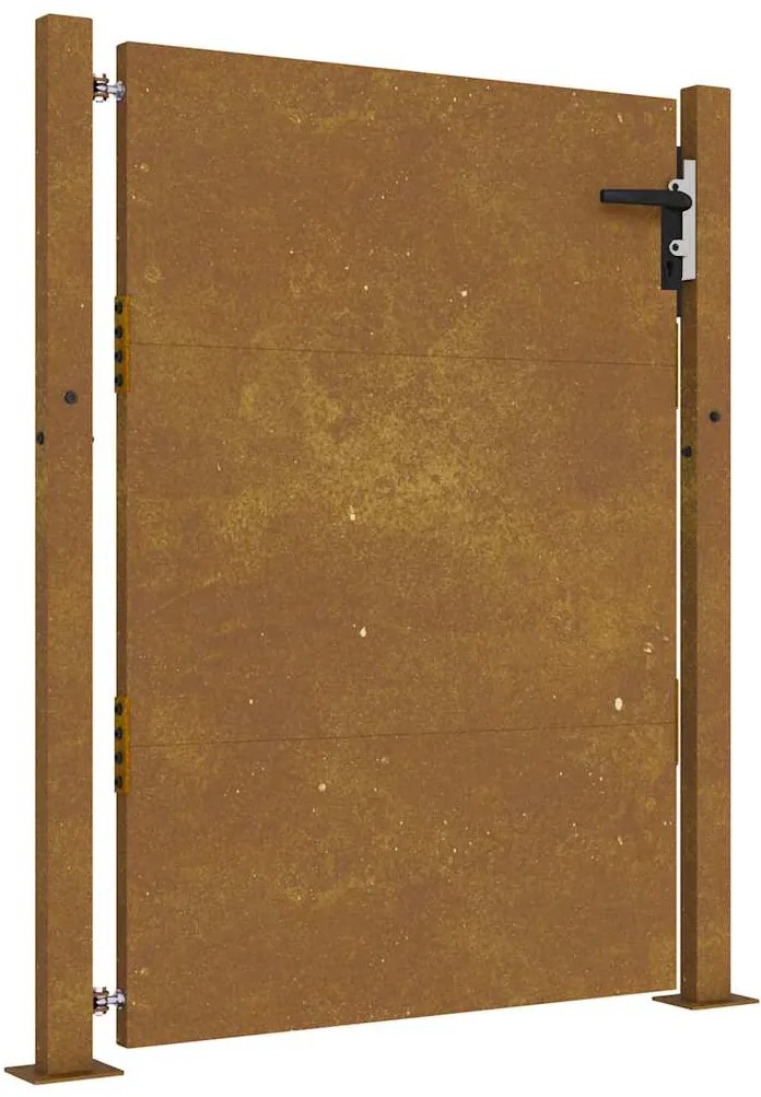 vidaXL Πόρτα Κήπου 100x150 εκ. από Ατσάλι Corten