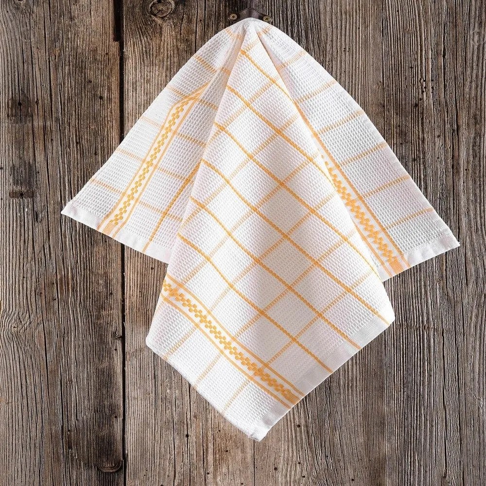 Πετσέτα Κουζίνας Sugar Yellow Ρυθμός 50x70cm 100% Cotton