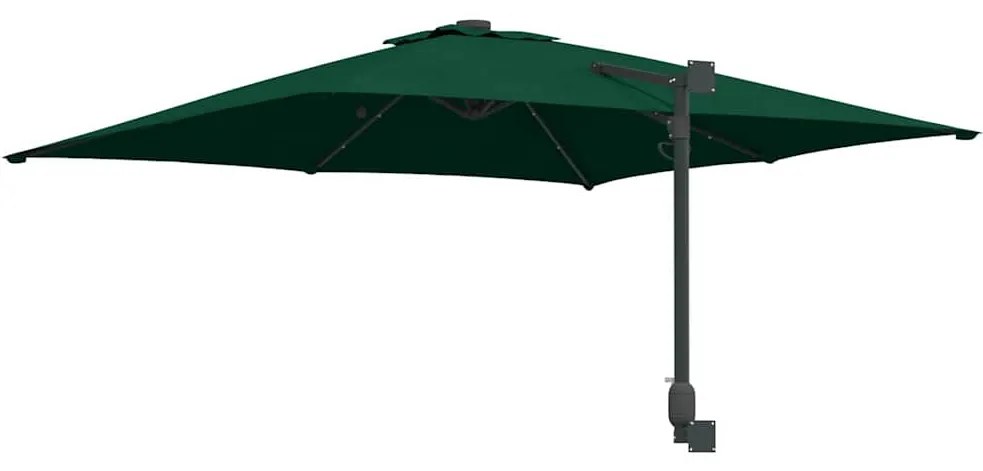 vidaXL Ομπρέλα Κήπου Πράσινο 248.5 x 247.5 x 160 εκ. ύφασμα