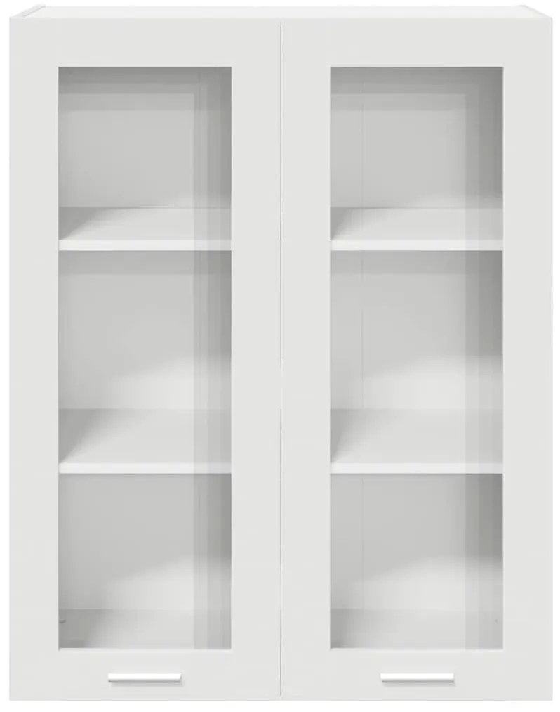 vidaXL Κρεμαστό ντουλάπι Λευκό 80 x 31 x 100 εκ. Επεξεργασμένο ξύλο