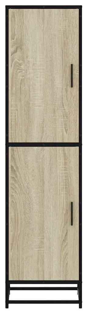 vidaXL Highboard Sonoma Oak Κατασκευασμένο ξύλο και μέταλλο