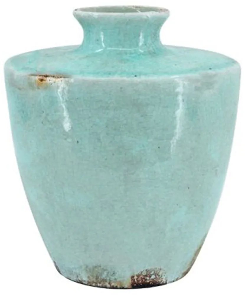 Βάζο Διακοσμητικό Annie 0185 24x17x29cm Light Blue Artekko Κεραμικό