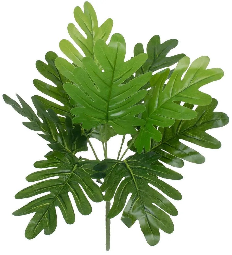Τεχνητό Κλαδί-Φυτό Tree Philodendron 78299 40cm Green GloboStar Plastic, Fabric