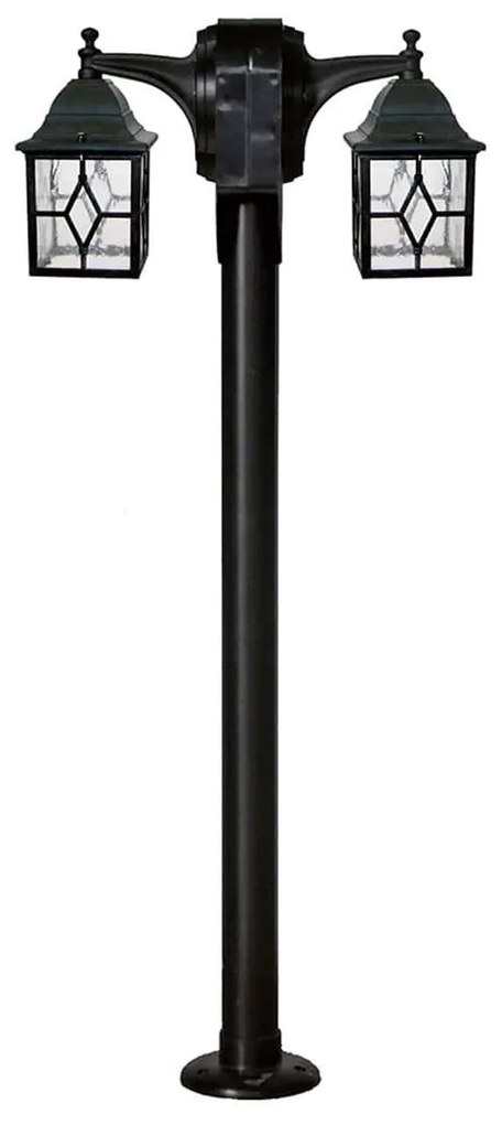 Φωτιστικό Δαπέδου Lp-710EB 2/L Black 10-0139 100 cm