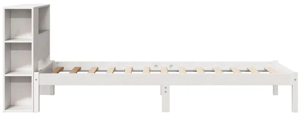 vidaXL Κρεβάτι Βιβλιοθήκη Χωρίς Στρώμα 100x200 εκ. Μασίφ Ξύλο Πεύκο