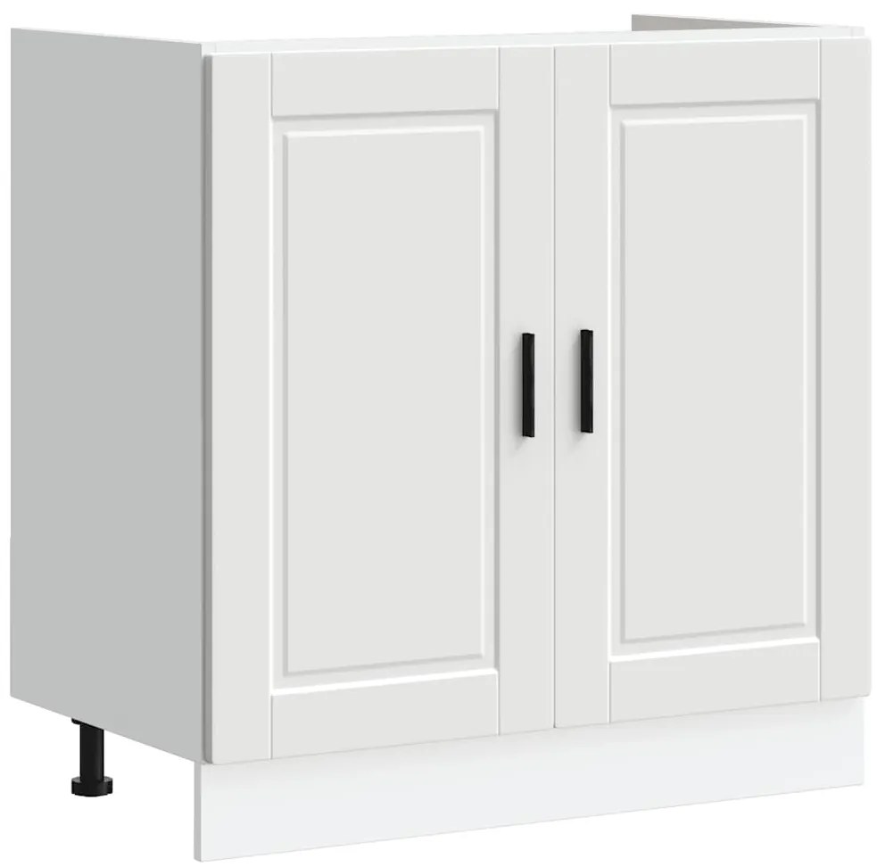 vidaXL Ντουλάπι βάσης νεροχύτη Porto Λευκό 80x46x81,5 cm