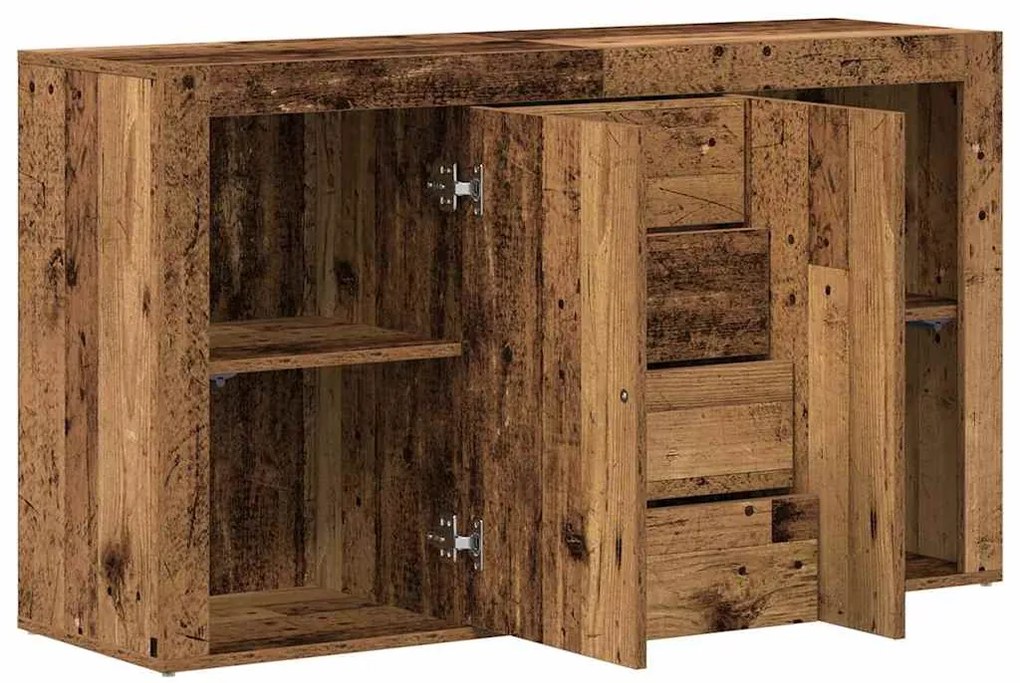 vidaXL Πλαϊνό γραφείο Παλιό ξύλο 120 x 36 x 69 εκ Επεξεργασμένο ξύλο