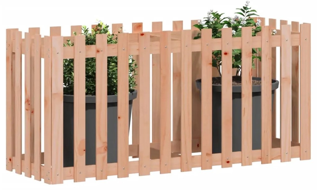 vidaXL Ζαρντινιέρα Υπερυψωμένη Φράχτης 150x50x70 εκ Μασίφ Ψευδοτσούγκα