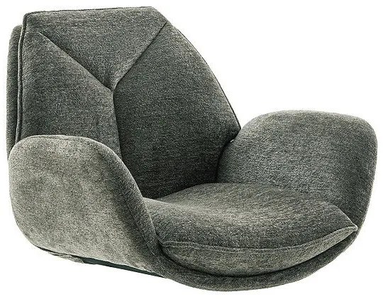 Bali Καρεκλα Relax Μαύρη + Υποπόδιο 83x86x102 cm