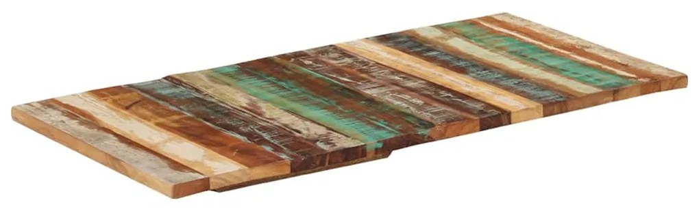 vidaXL Επιφάνεια Τραπεζιού Ορθ. 60x120 εκ 25-27 χιλ Μασίφ Ανακ. Ξύλο