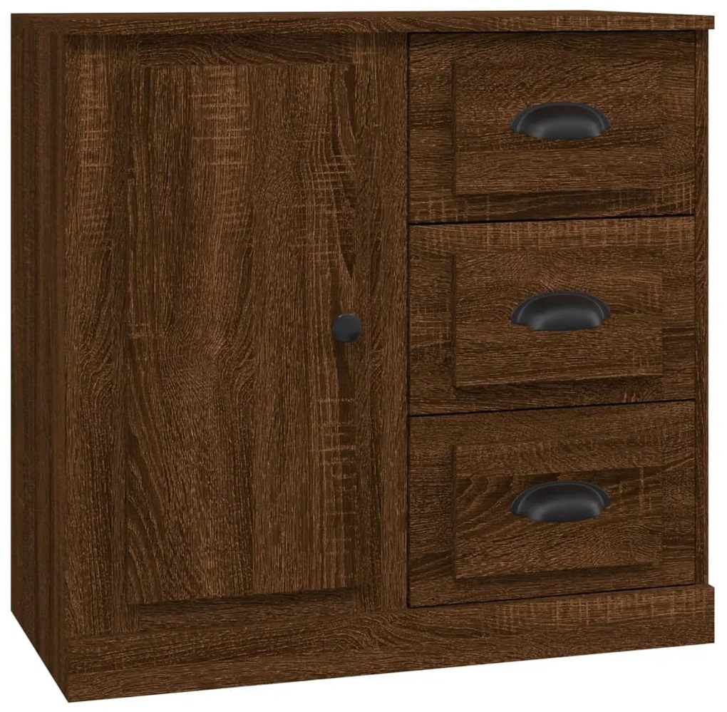 vidaXL Μπουφές Καφέ Δρυς 70x35,5x67,5 εκ. από Επεξεργασμένο Ξύλο