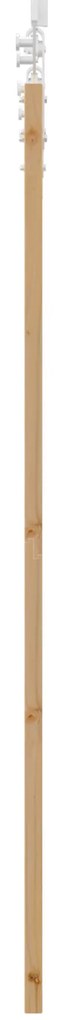 vidaXL Συρόμενη Πόρτα με Σετ Εξαρτημάτων 61x198.5 cm Στέρεο Ξύλο Πεύκο