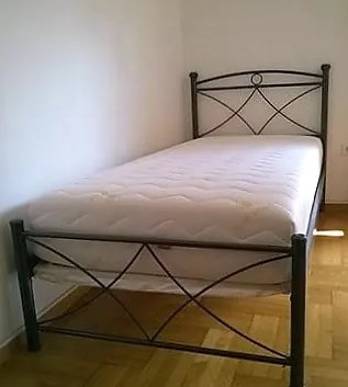 Κρεβάτι Ν16 για στρώμα 90χ190 μονό με επιλογή χρώματος