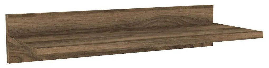 Ράφι Τοίχου EMBER Καρυδί Μοριοσανίδα/Μελαμίνη 60x24x12cm
