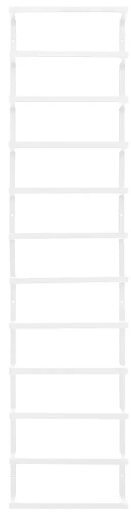 Βάση για Πετσέτες Επιτοίχια Λευκή 24 x 12 x 96 εκ. Ατσάλινη - Λευκό