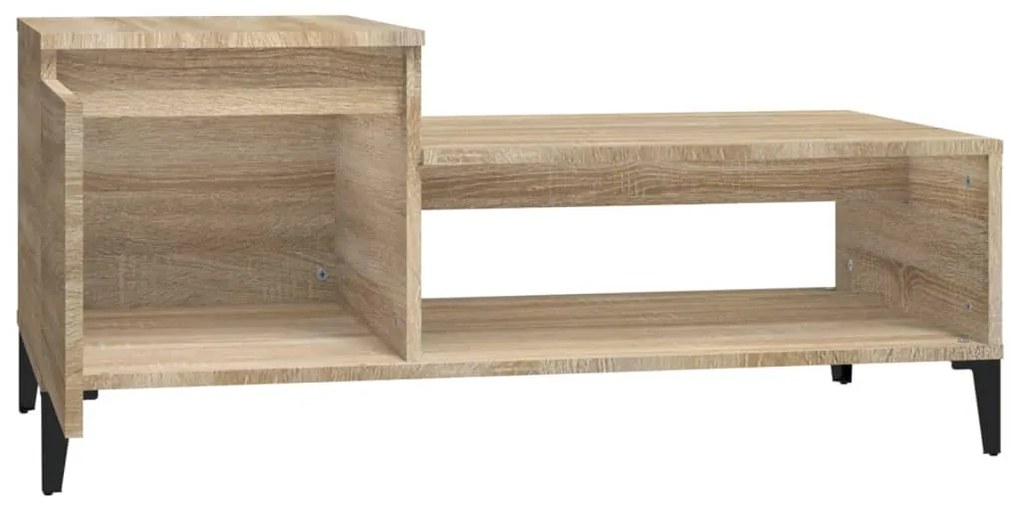 vidaXL Τραπεζάκι Σαλονιού Sonoma Δρυς 100x50x45 εκ. Επεξεργασμένο Ξύλο