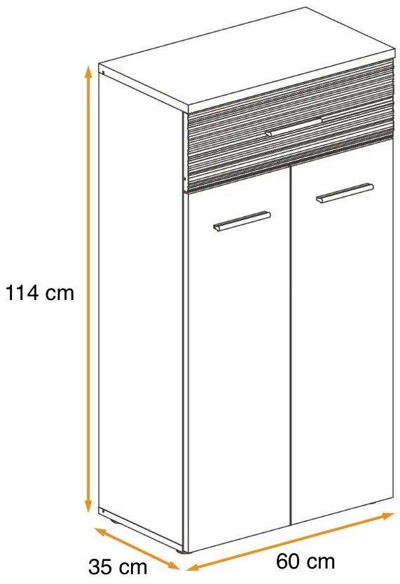 Swap XIX Σύνθεση Καφέ δρυς 280x180x40