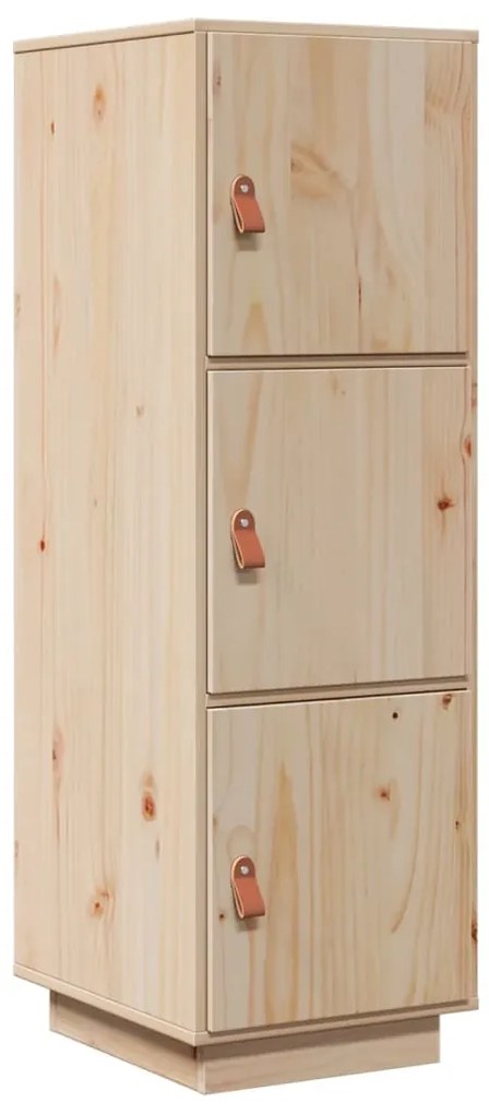 vidaXL Ντουλάπι Ψηλό 34 x 40 x 108,5 εκ. από Μασίφ Ξύλο Πεύκου