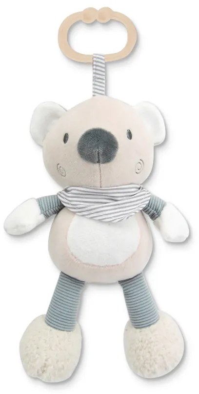 Κρεμαστό Λούτρινο Ζωάκι Με Μουσική Music Bear Beige Natural  10191440008  Lorelli