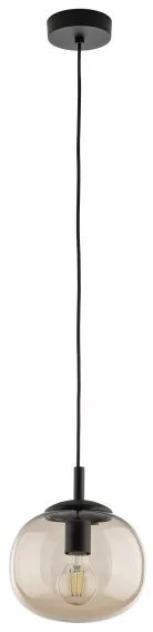 Κρεμαστό Φωτιστικό Οροφής 20cm E27 15W IP20 Vibe TK Lighting-5826-Μαύρο 5826
