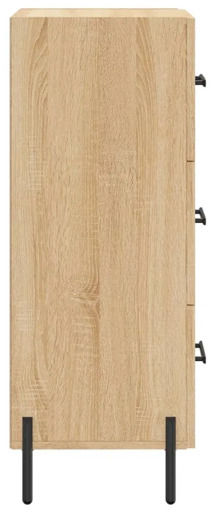 vidaXL Ντουλάπι Sonoma Δρυς 34,5x34x90 εκ. από Επεξεργασμένο Ξύλο