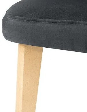 Καρέκλα Boston 369, Γκρι, Δρυς, 79x48x55cm, 14 kg, Ταπισερί, Ξύλινα, Φυσικό ξύλο καπλαμά | Epipla1.gr