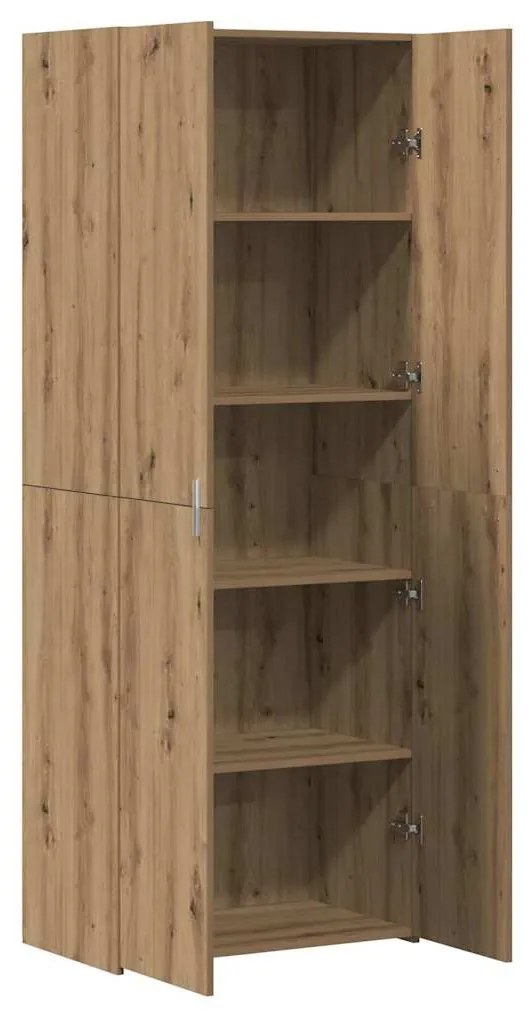 vidaXL Highboard artisan δρυς 70 x 42.5 x 185 εκ Επεξεργασμένο ξύλο