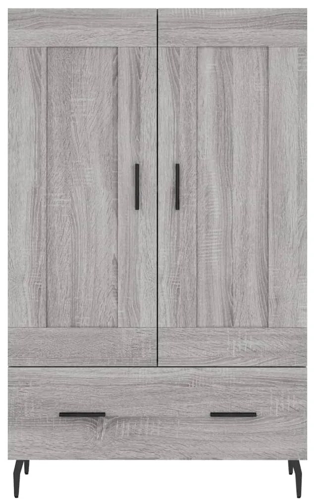 vidaXL Ντουλάπα Γκρι Sonoma 69,5 x 31 x 115 εκ. από Επεξεργασμένο Ξύλο