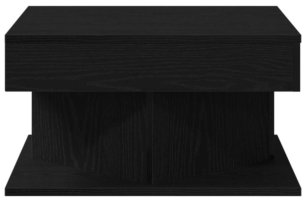 vidaXL Τραπεζάκι σαλονιού Μαύρο Δρυς 57x57x30 εκ. Φτιαγμένο από ξύλο