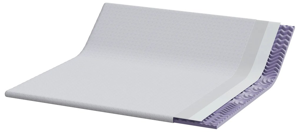 vidaXL Στρώματα Λευκό 200 x 200 cm 100% ύφασμα πολυεστέρα με τζακάρ