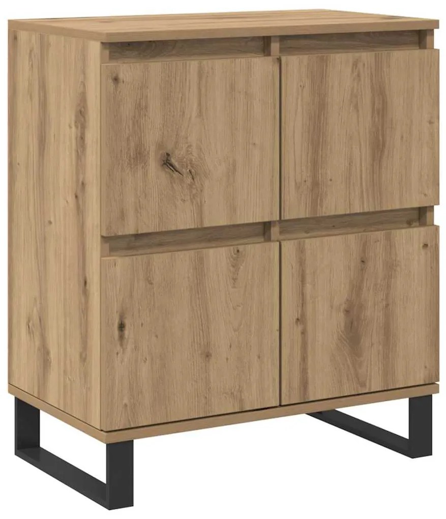 vidaXL Πλαϊνό γραφείο Καφέ 60 x 35 x 70 cm Επεξεργασμένο ξύλο