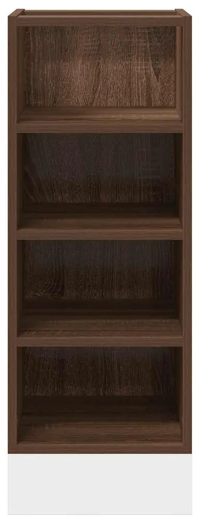 vidaXL Ντουλάπι "Riga" Καφέ Δρυς 30x44,5x81,5 εκ. από Τεχνητό Ξύλο
