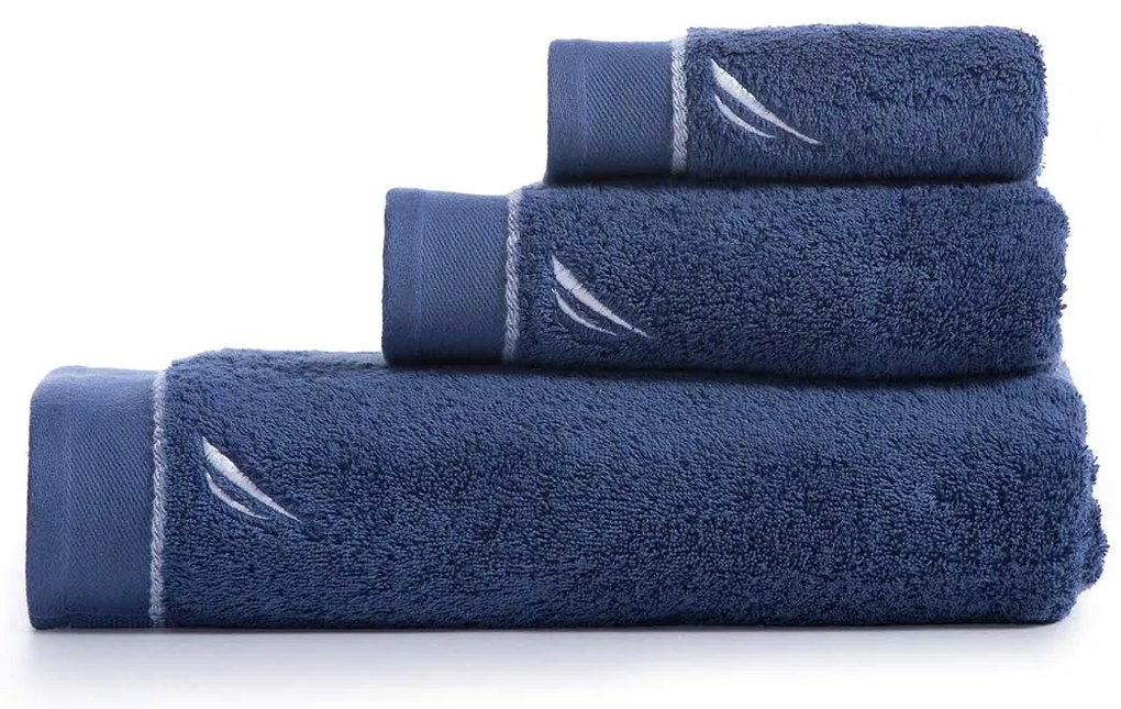 Πετσέτα Σώματος (70x140) Nautica By Nef-Nef Homeware Nau Coast True Navy 600gsm