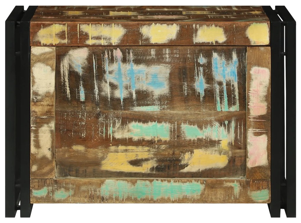 vidaXL Κουτί Αποθήκευσης 60 x 40 x 41 cm Από Στερεό Ανακυκλωμένο Ξύλο