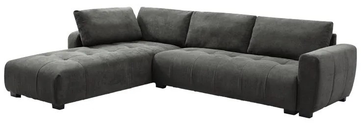 Kαναπές δεξια γωνία Gianco ύφασμα σε γκρι απόχρωση 298x208x85εκ 298x208x85 εκ.