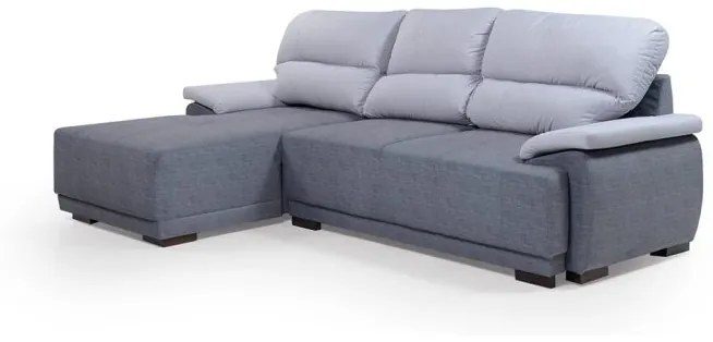 Γωνιακός καναπές κρεβάτι Monaco, γκρι 282x102x170cm Αριστερή γωνία – GER-TED-044