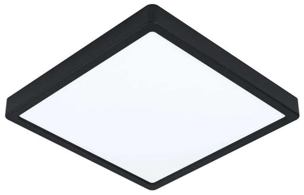 Φωτιστικό Οροφής-Πλαφονιέρα Fueva-Z 98854 28,5x28,5x2,8cm Dimmable Led 19,5W Black Eglo