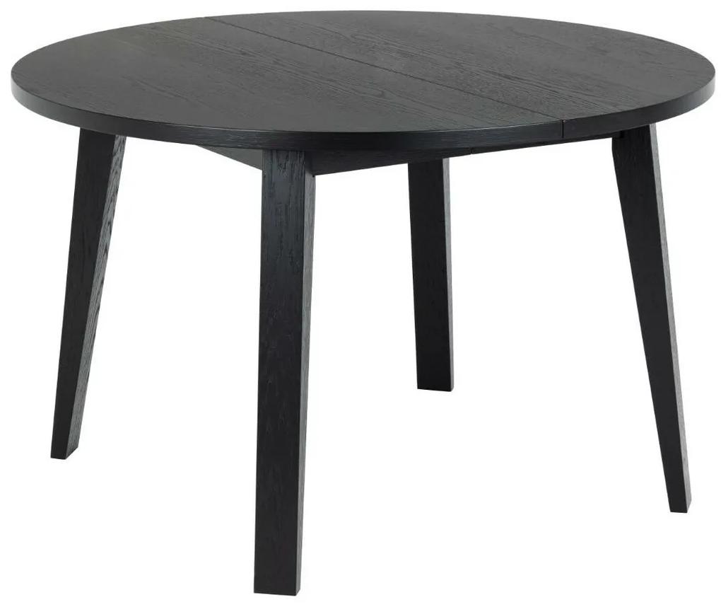 Τραπέζι Oakland C109, Μαύρο, 75cm, Επιμήκυνση, Πλαστικοποιημένη μοριοσανίδα, Φυσικό ξύλο καπλαμά, Ξύλο | Epipla1.gr