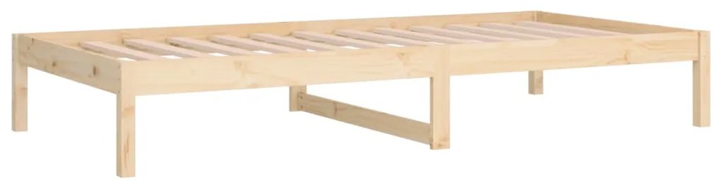 vidaXL Καναπές Κρεβάτι 90 x 190 εκ. από Μασίφ Ξύλο Πεύκου Single