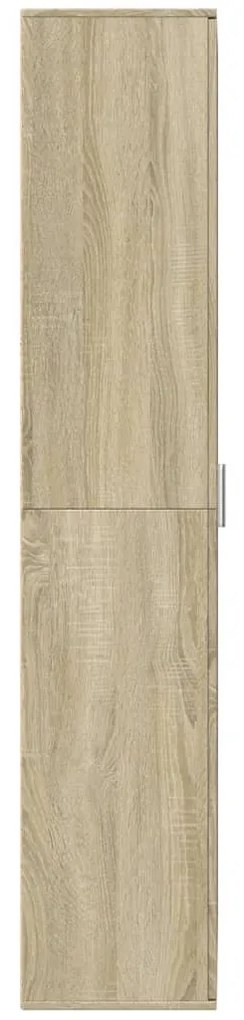 vidaXL Ντουλάπι Sonoma Δρυς 70x35x180 εκ. από Επεξεργασμένο Ξύλο