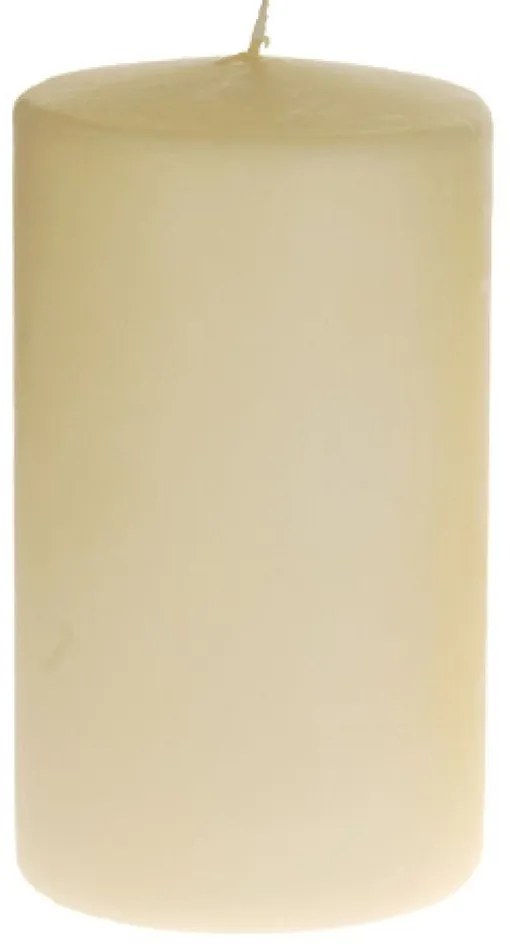 Κερί Κύλινδρος 36975 12x22cm Cream Παραφίνη