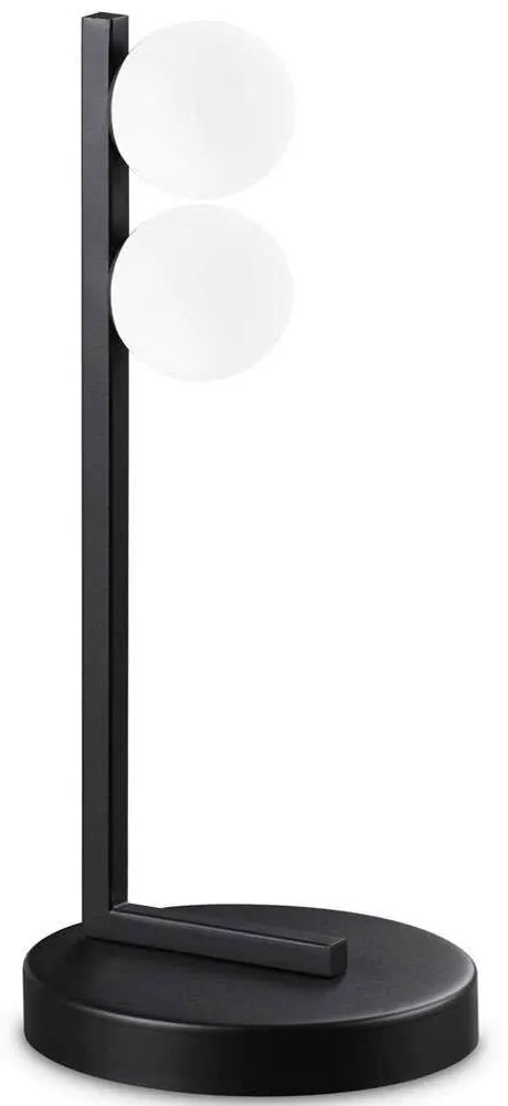 Φωτιστικό Επιτραπέζιο Ping Pong 313320 15x15x35cm Led 500lm 6W 3000K Black Ideal Lux